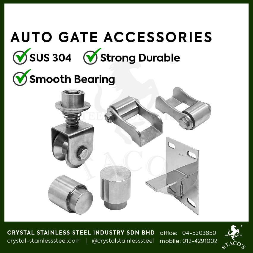 STACOS Stainless Steel 304 Autogate Folding Gate Accessories Spring