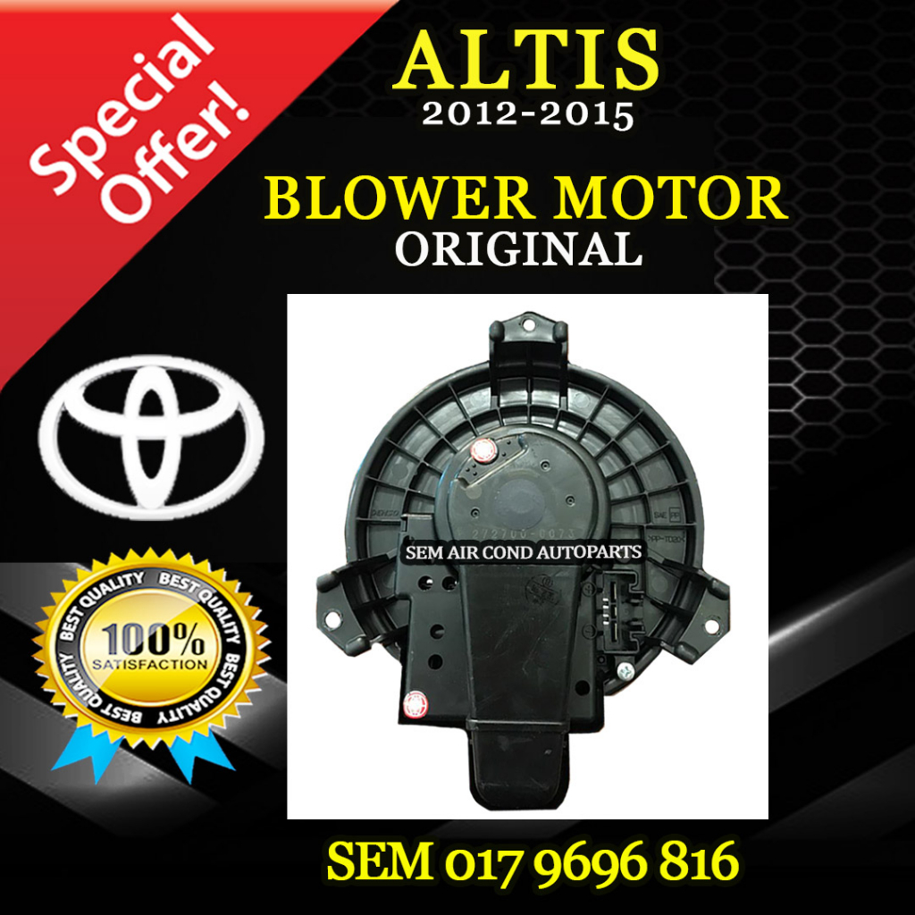 TOYOTA ALTIS 2012-2015 YEAR W/ REGULATOR BLOWER MOTOR (CAR AIRCOND ...