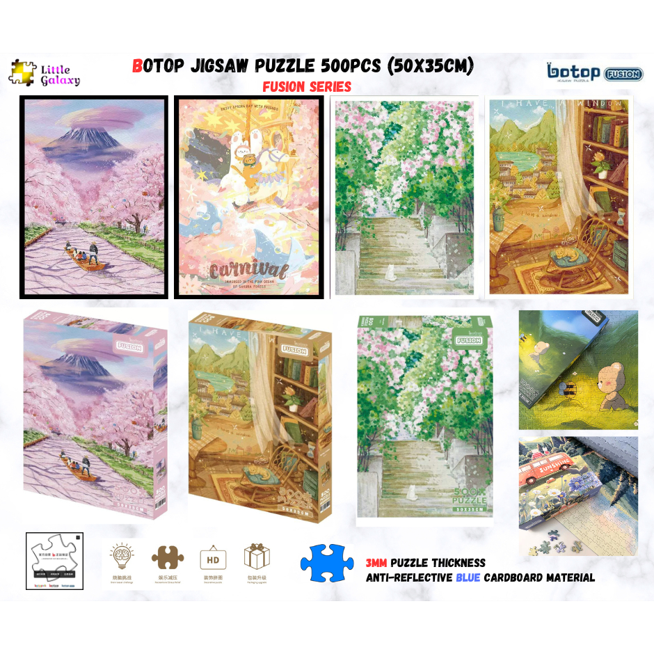 Botop Puzzle 500PCS - Botop Fusion Series, High Quality 500PCS Jigsaw ...