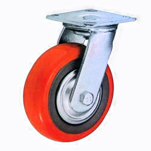 CASTER WHEEL PU HEAVY DUTY DOUBLE BALL BEARING 5'' ( 250KG /PC ...