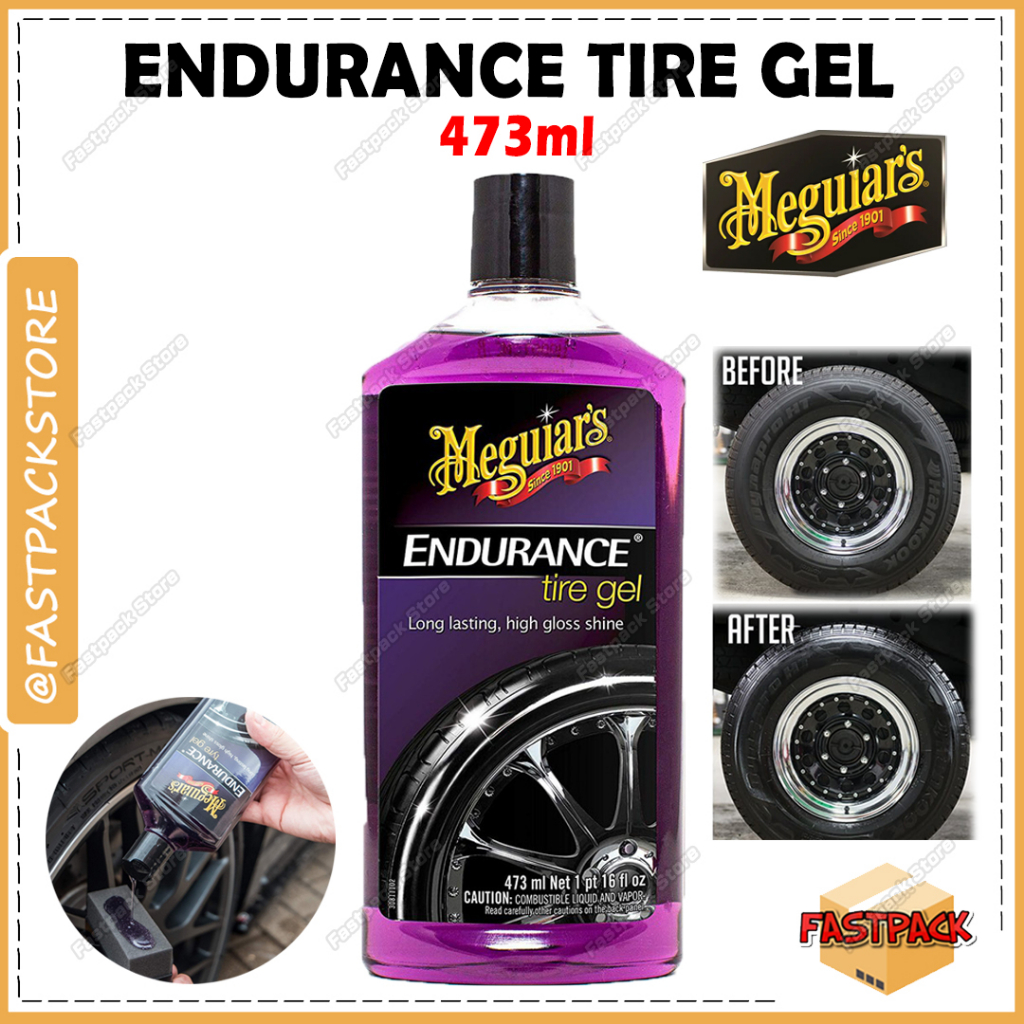 MEGUIAR'S Endurance Tire Gel High Gloss Tire Protectant Gel Tire Shine Coating Polish Wheel Care