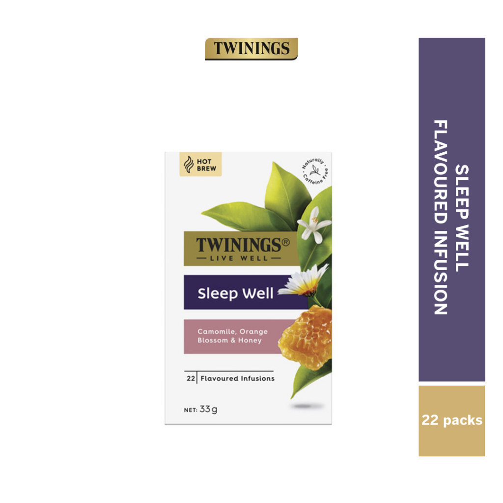 Twinings Live Well Sleep Well 22 Flavoured Infusions | Shopee Singapore