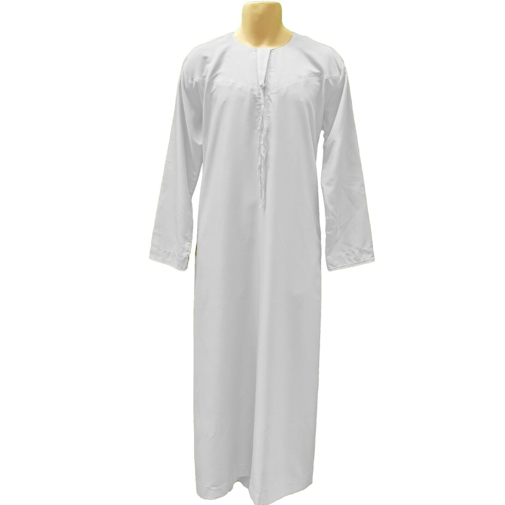 Desert Dress Luxury White UAE MosqueThobe Jubba Mens Ramadan Eid Umrah ...