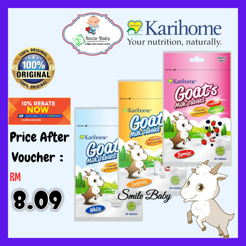 Karihome Goats Milk Tablet Probiotic And Prebiotic White Berries Surprise Shopee Singapore 0791