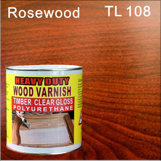 TL108 ROSEWOOD ( 5L ) HEAVY DUTY ( WOOD VARNISH TIMBER GLOSS ...