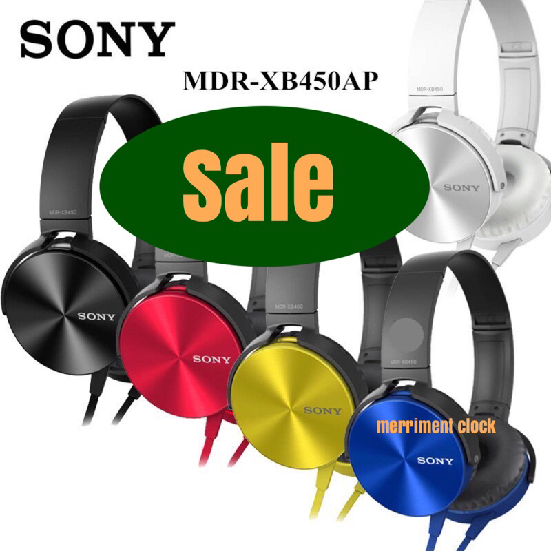 Sony 450 Extra Bass Stereo Gaming Headphone Over Ear Headset Noice