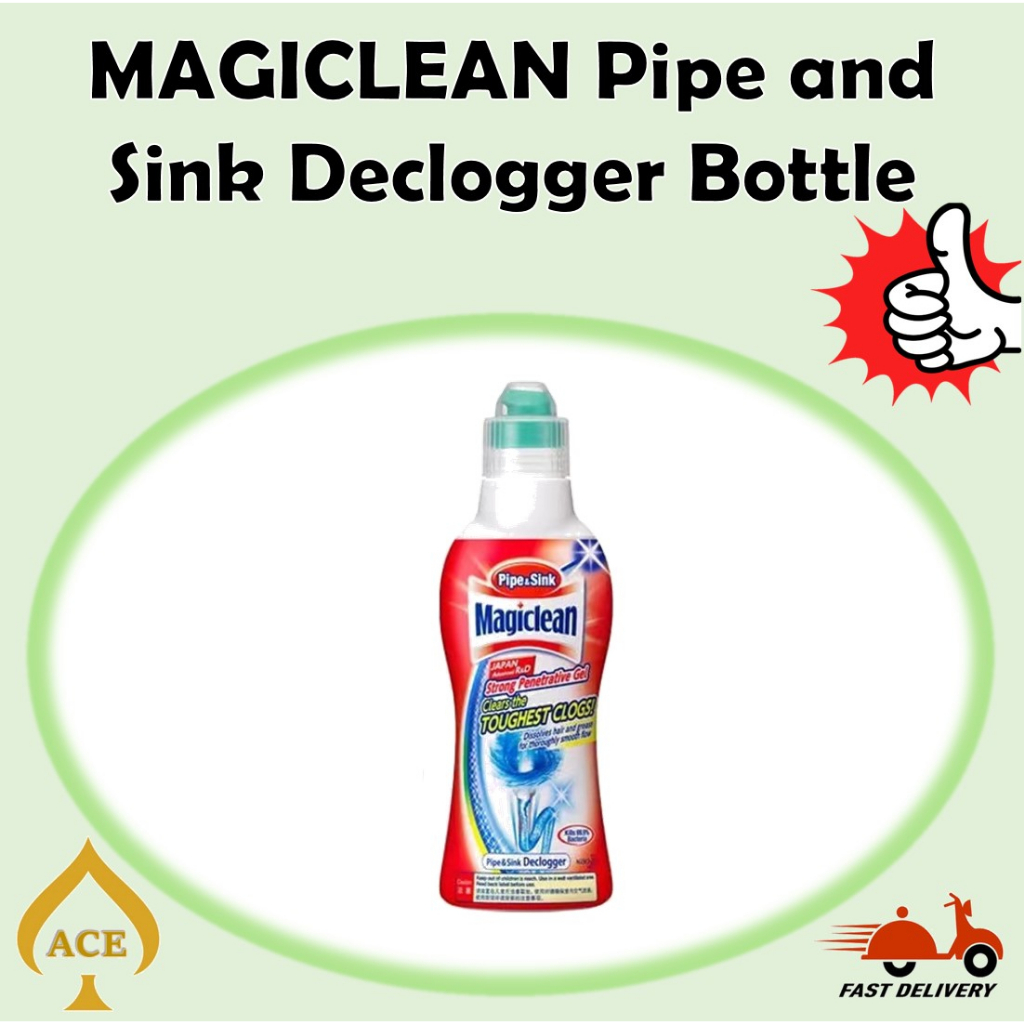 MAGICLEAN Pipe and Sink Declogger Bottle (500g) | Shopee Singapore