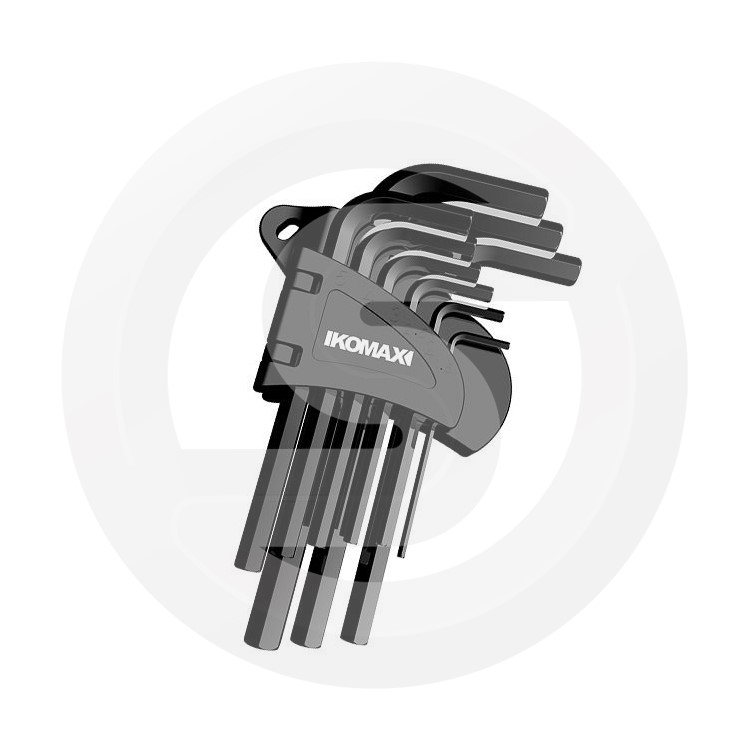 Hardened Allen Key Set Komax - 9 PCS | Shopee Singapore
