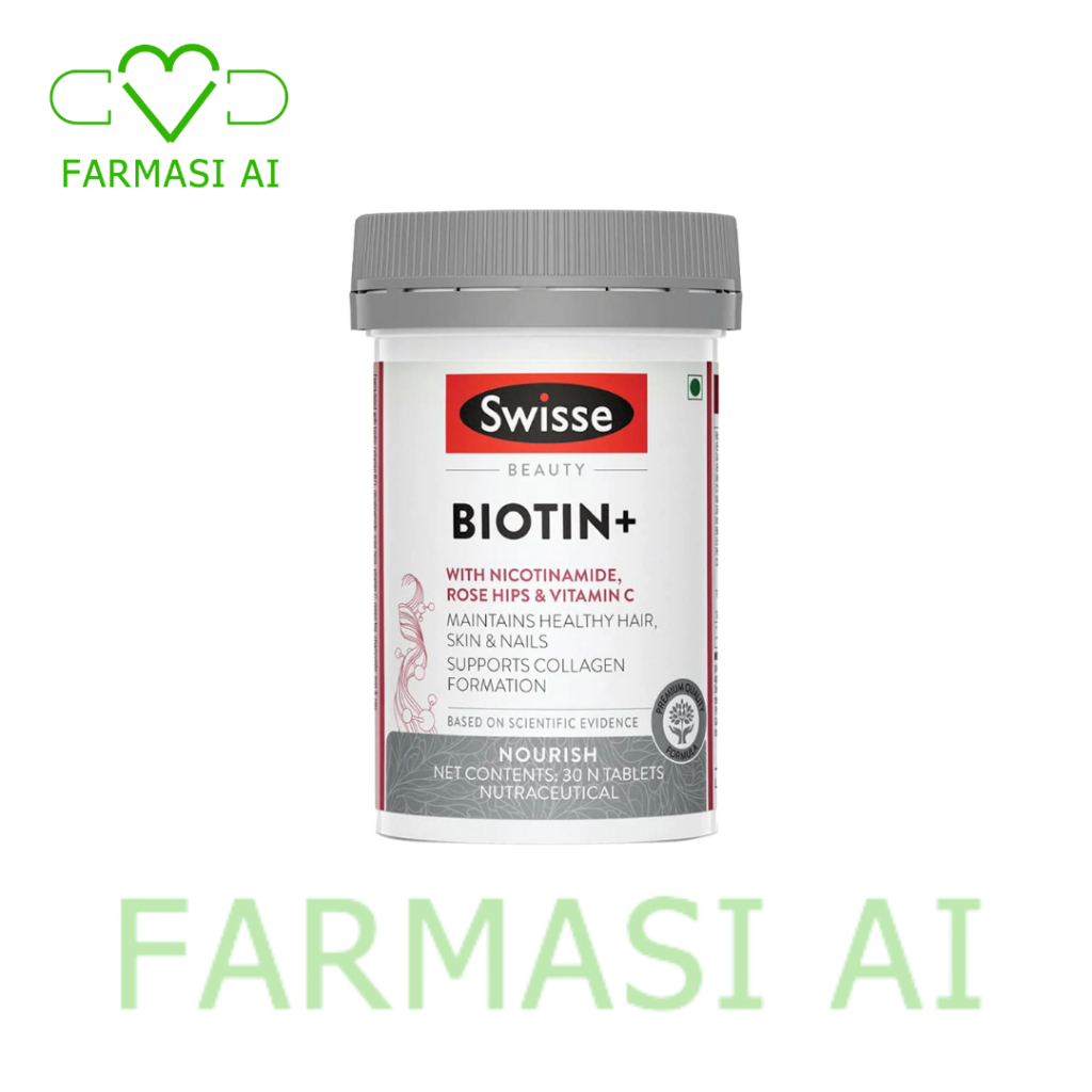 Swisse Ultiboost Biotin + Vitamin C Complex (Exp 02/2025) Shopee