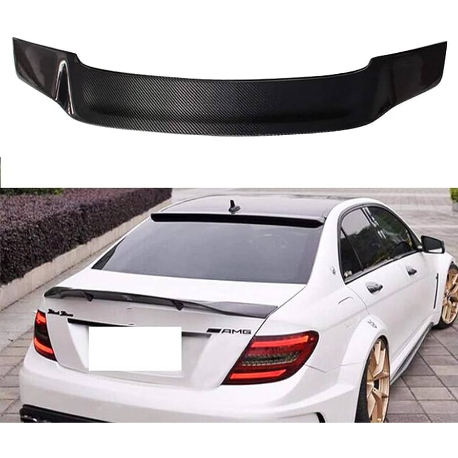 MERCEDES BENZ W204 rear spoiler trunk spoiler AMG Renntech spoiler W204 ...