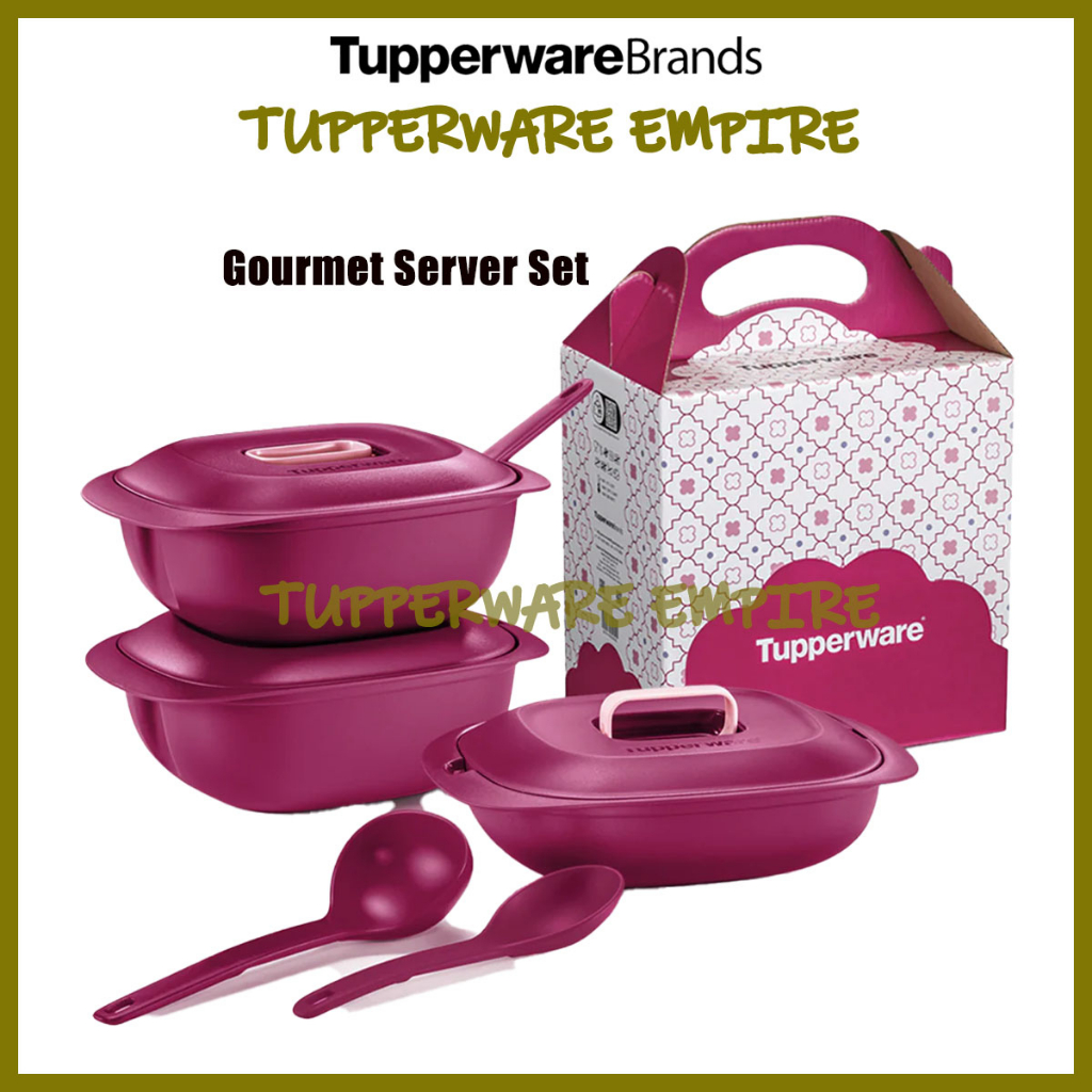 Tupperware Server Set Gourmet Serveware Dinnerware Dining Server Set