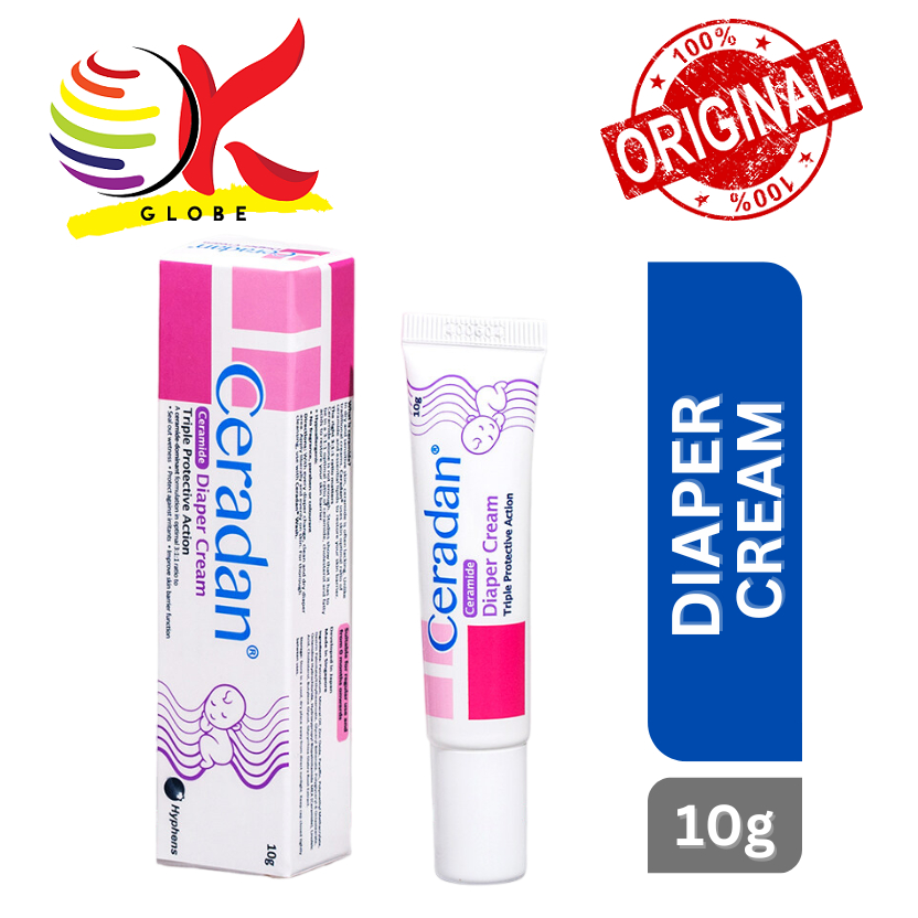 HYPHENS CERADAN DIAPER CREAM (10G) TRIPLE PROTECTIVE ACTION CREAM FOR