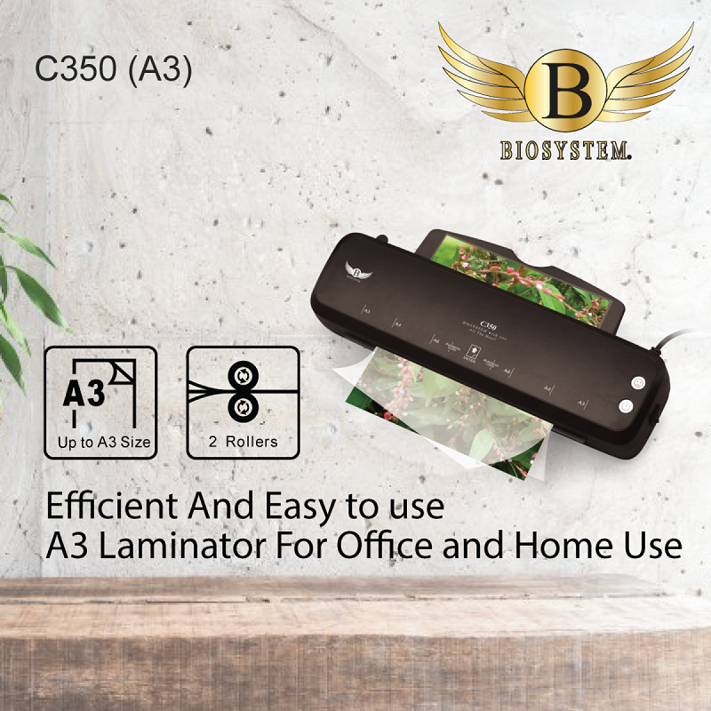 Biosystem C250 (A4) / C350 (A3) Laminator Laminating Machine (1 year ...