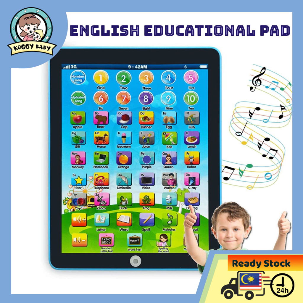 KOGGY Kids Educational Tablet i-Pad Toys Kid Laptop Computer Early ...