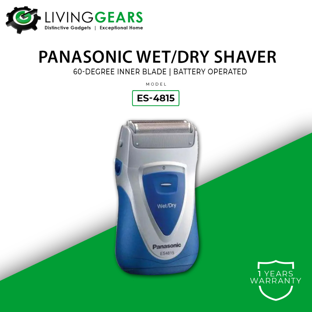 PANASONIC BATTERY OPERATED WET & DRY SHAVER (ES4815 / ES3831