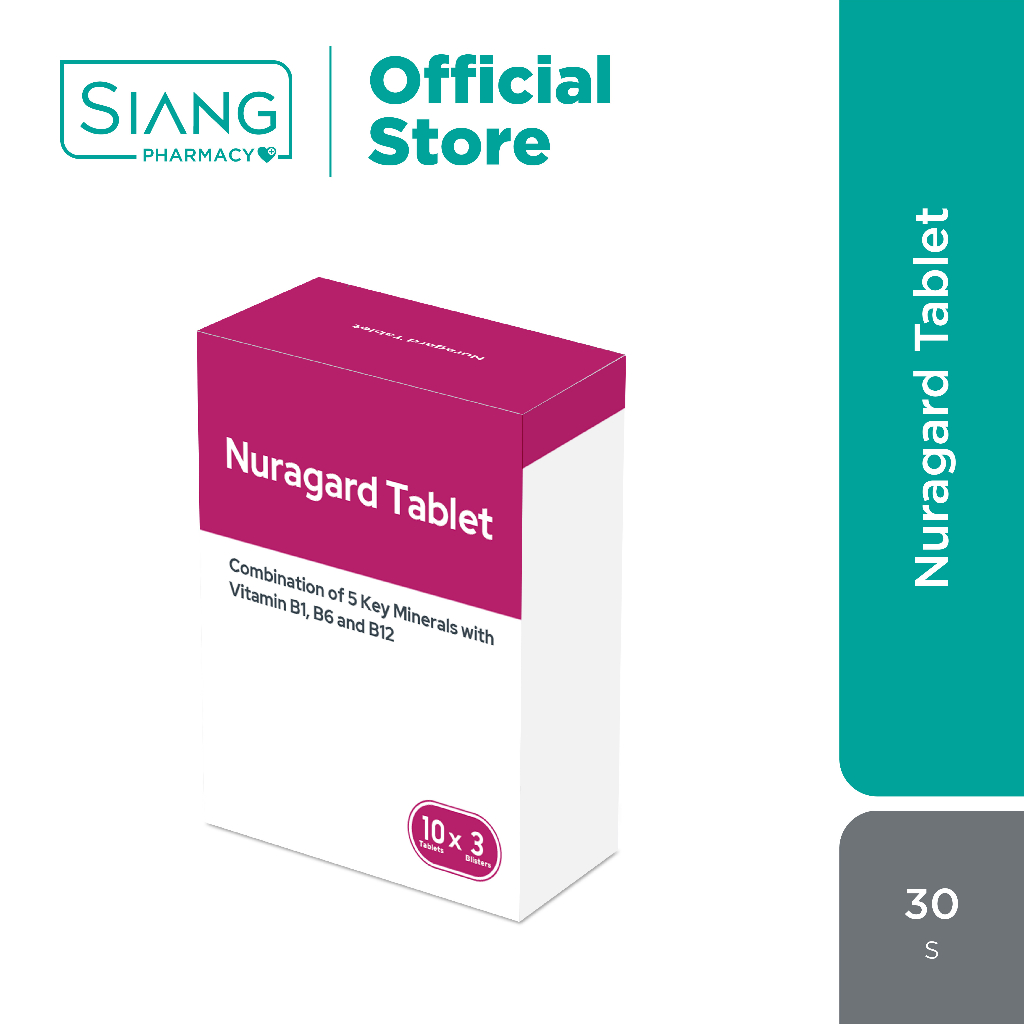 Nuragard Tablet Combination of 5 Key Minerals with Vitamin B1, B6 and