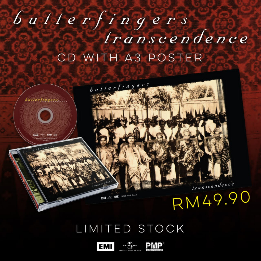 CD Butterfingers Transcendence ( CD + A3 Poster ) Shopee Singapore