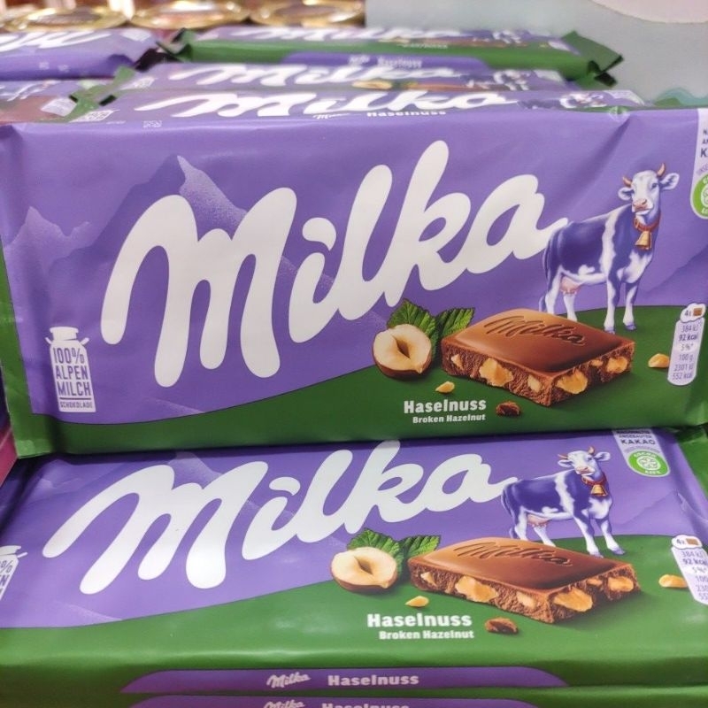 MILKA Chocolate Bar 100g Hazelnut (NETHERLAND) | Shopee Singapore