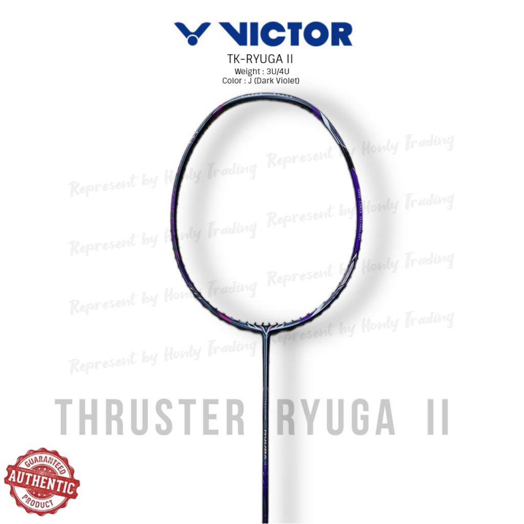 Victor racket Thruster Ryuga II - Dark Violet - TKRYUGAII | Shopee ...