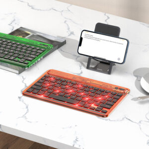 HOCO S55 Transparent Discovery edition, wireless keyboard, BT v5.0, 78 ...