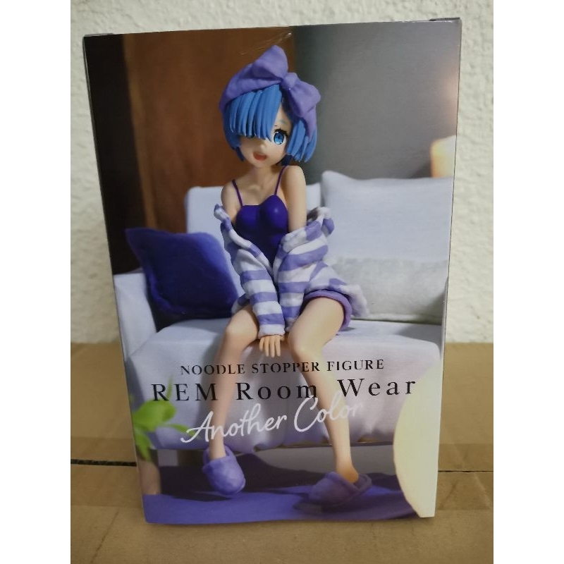 Japan version Furyu ReZero Rem Room Wear Another Colour Noodle Stopper