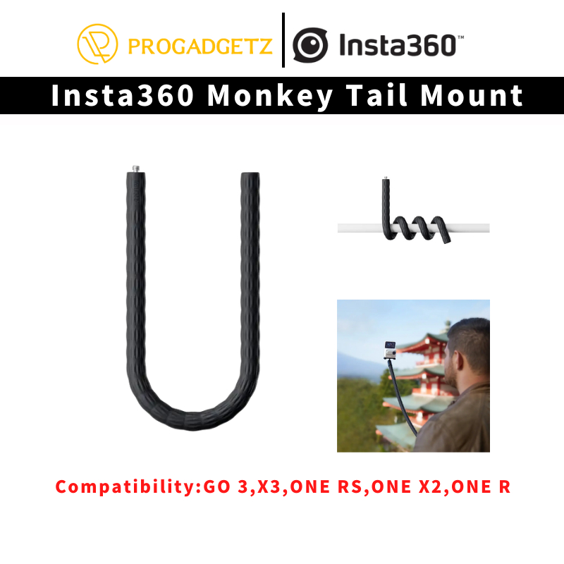 Insta 360 Monkey Tail Mount ONE RS,GO 2,ONE X2,ONE R,ONE X