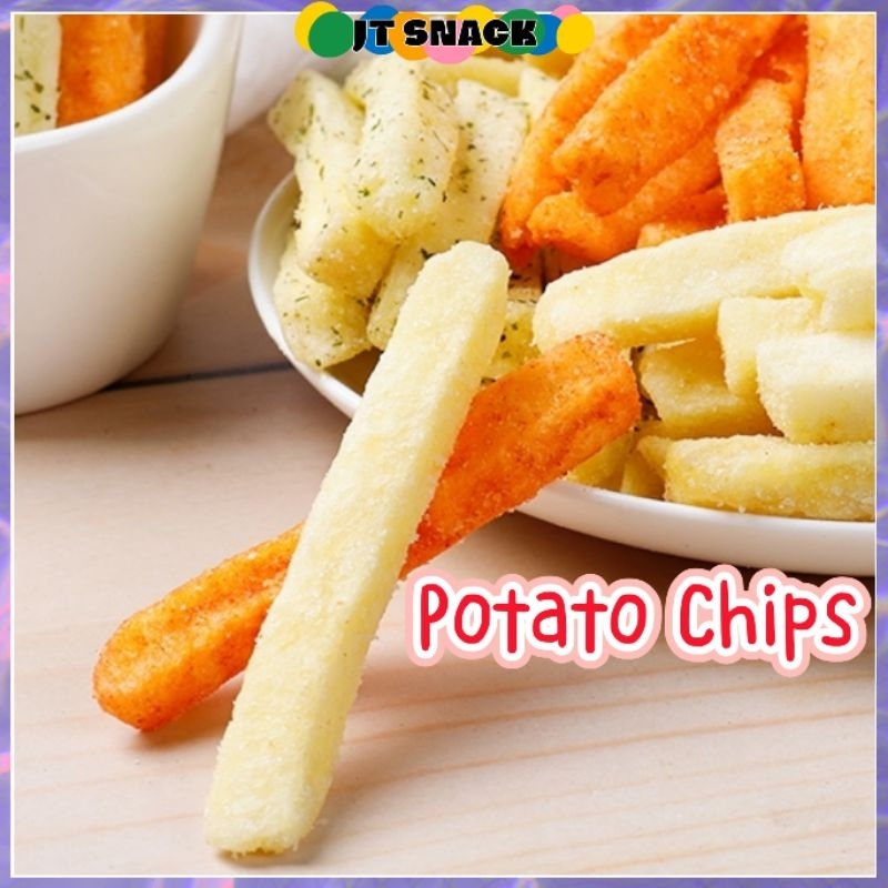 [50g-100g]Dried Potato Chips Potato Chip Potato Snack Kerepek Potato ...