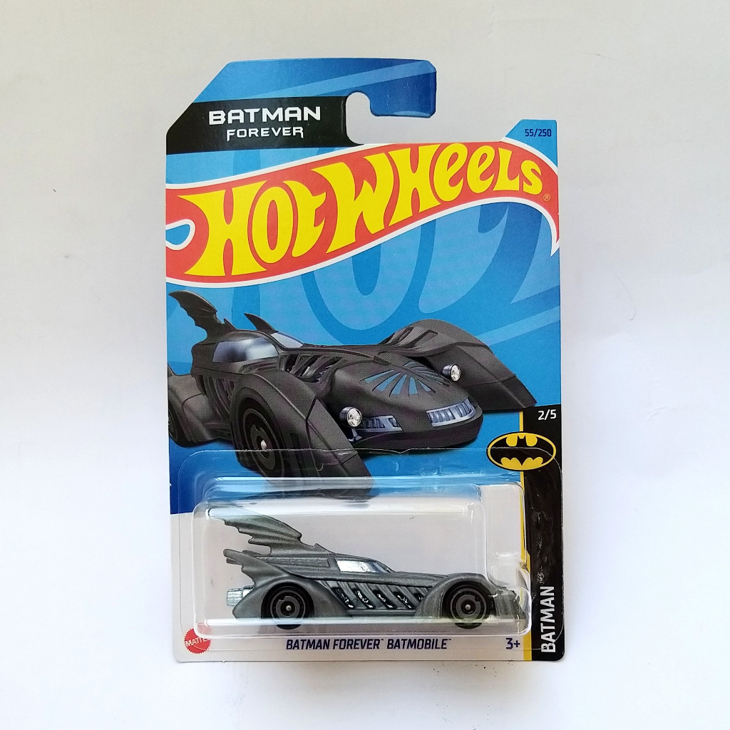 HOT WHEELS BATMAN FOREVER BATMOBILE 2/5 METALFLAKE GRAY 1/64 SCALE ...