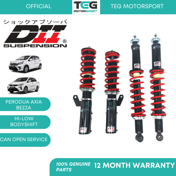 Perodua Bezza/Axia DII (Boleh Service) Adjustable Suspension Set Hi Low ...