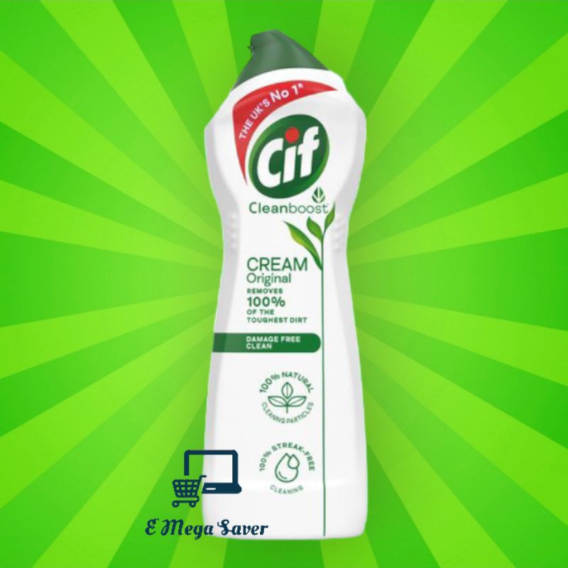 Cif CleanBoost Cream Cleanser 500ml (16.9fl oz) | Shopee Singapore