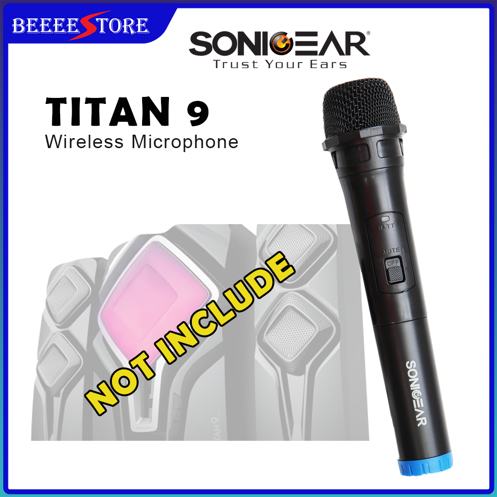 SonicGear Titan 9 Microphone WIRELESS MIC | Shopee Singapore