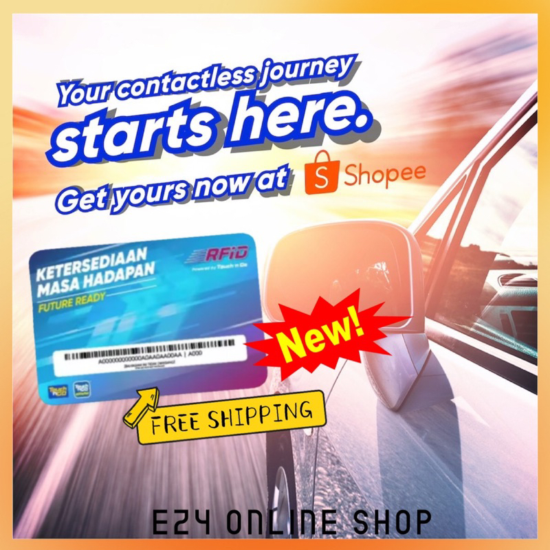 Touch N Go Self Fitment Diy Rfid Tag Tng Touch N Go Tngo Rfid Shopee Singapore