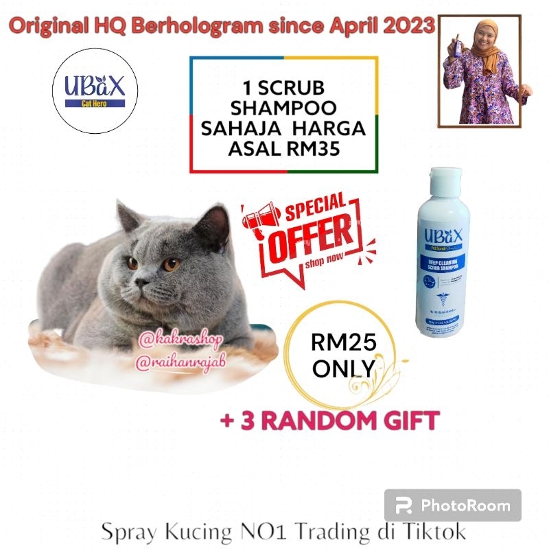 Cat Scrub Shampoo Syampu Lice Ringworm Fungus Caring For Viral Cats