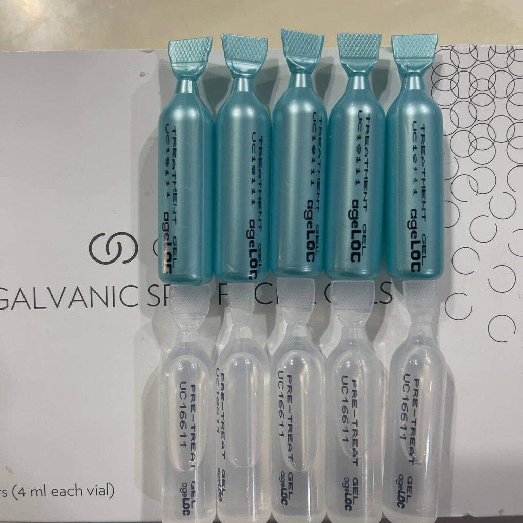 Nu Skin Galvanic Spa Pre-Treat online & Treatment Facial Gels 4 Vials