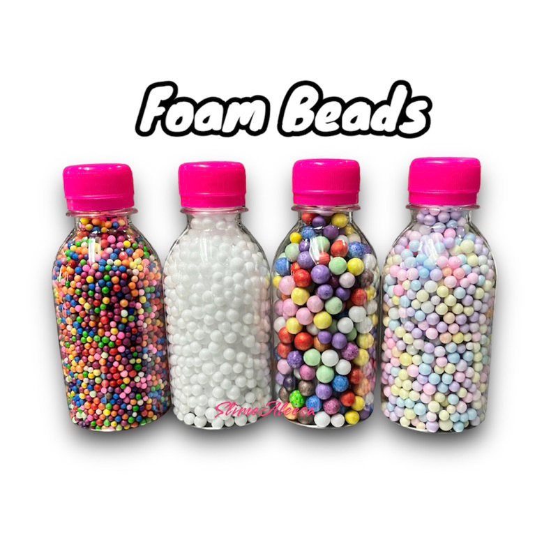 Foam beads for deals slime