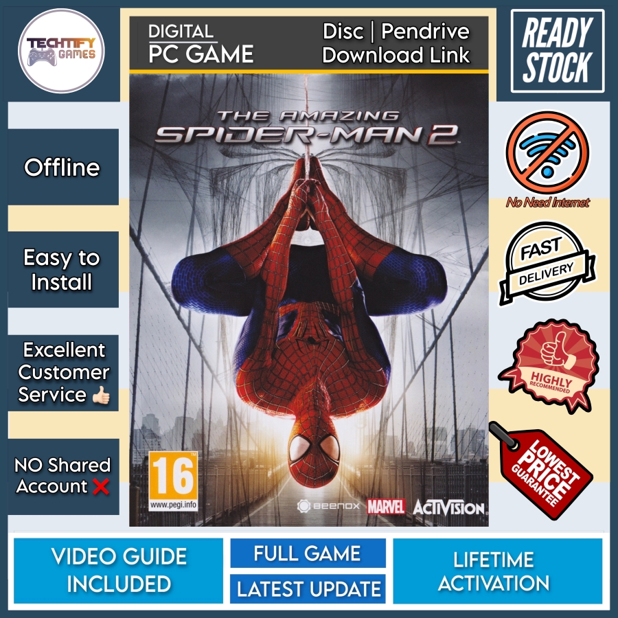 [PC Game] The Amazing Spiderman 2 Offline [Disc Pendrive Download