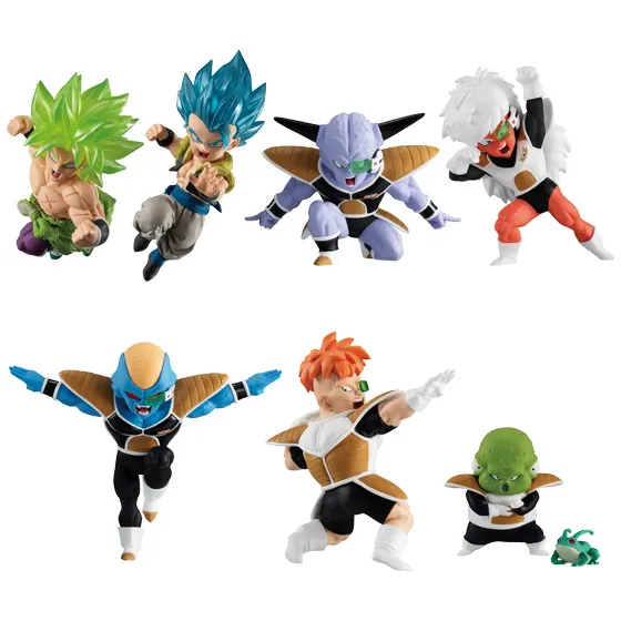 Figurines Dragon Ball Z Adverge Motion - Édition Limitée - Vegeta Oozaru, Saibaiman, Super Saiyan