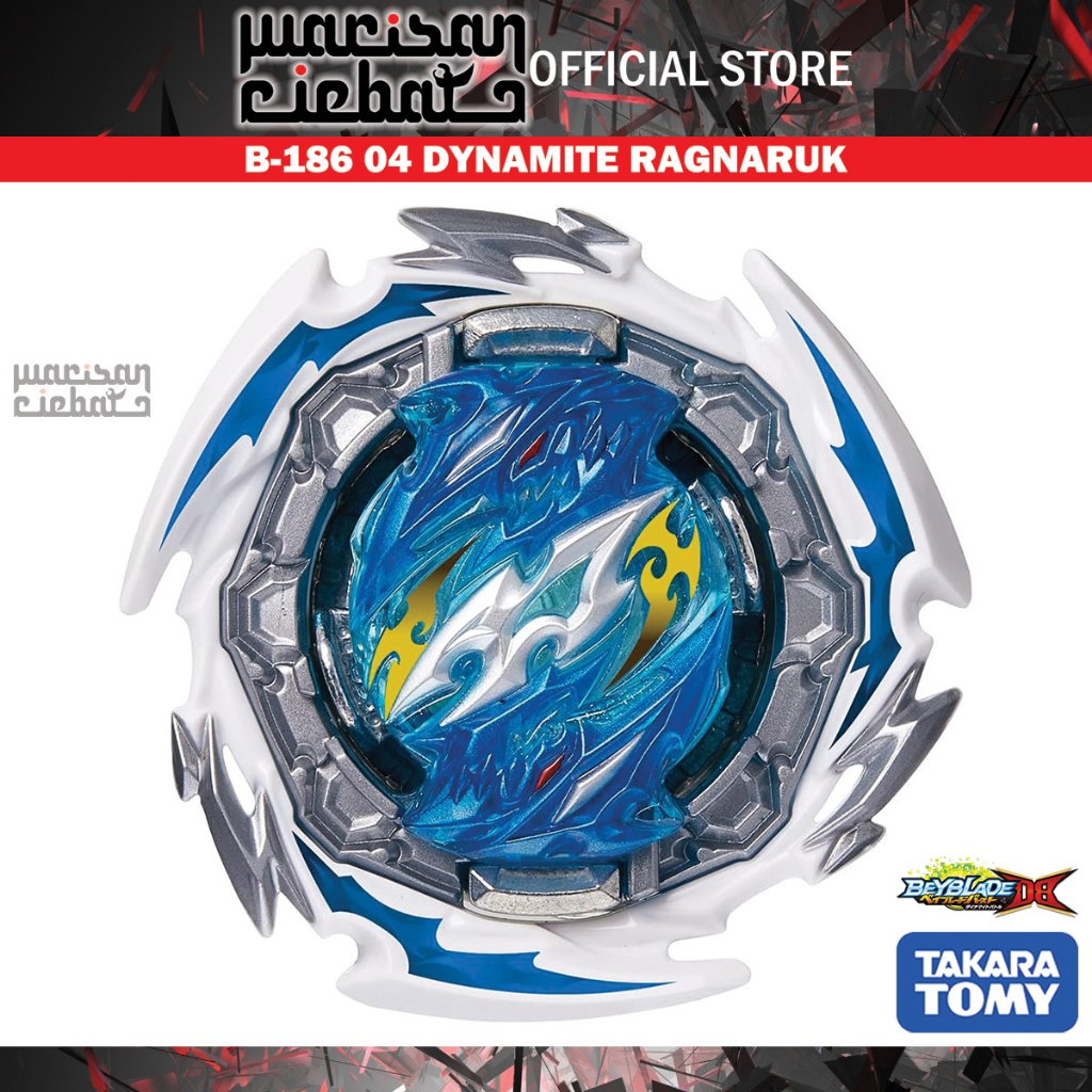 Takara Tomy Beyblade Burst DB B-186 04 Dynamite Ragnaruk Nexus Just-6 ...