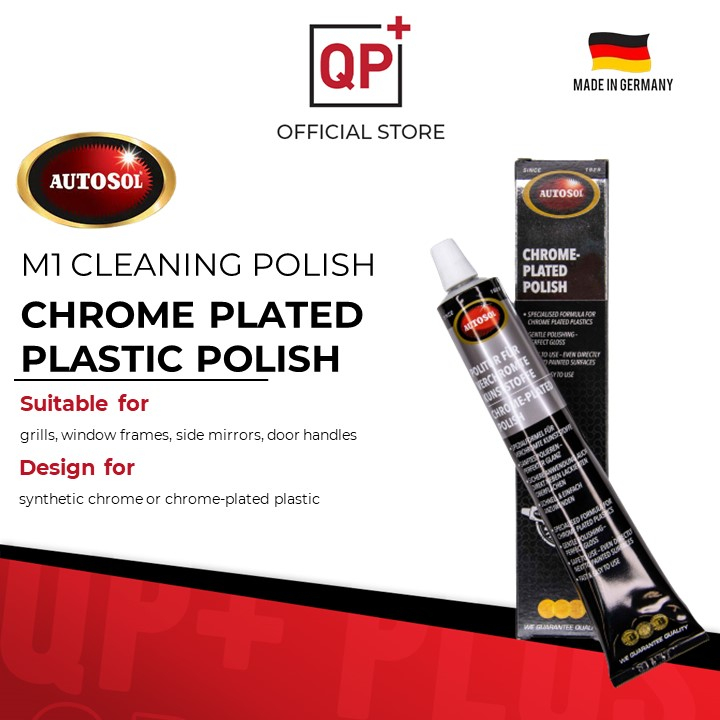 1910 - Autosol M1 Chrome Plated Plastic Polish - 75ml Tube