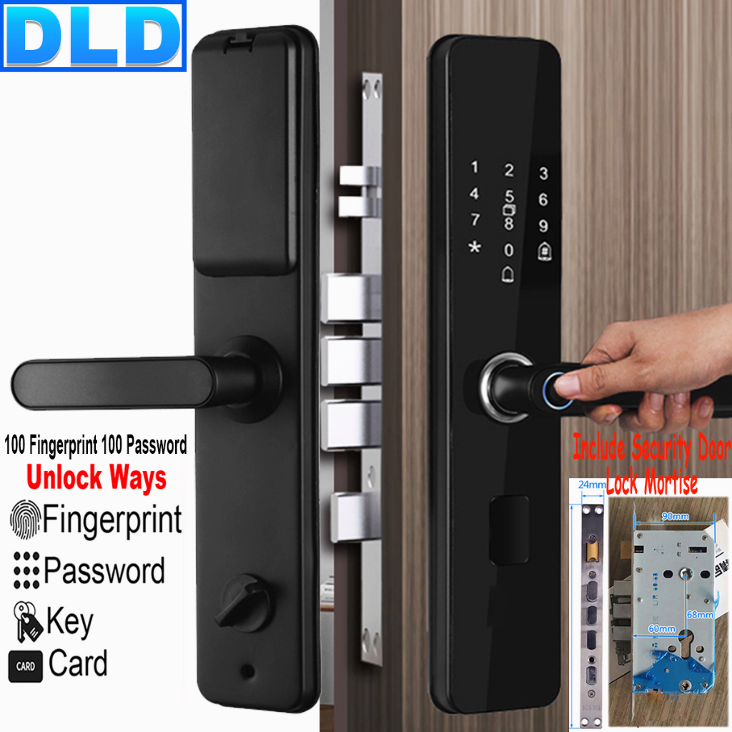 Smart Lock 100Fingerprint Digital Door Lock Electronic Door Lock Set