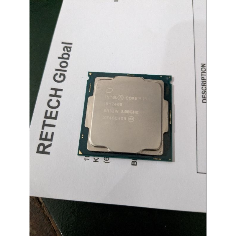 iNtel i5 7400 Processor | Shopee Singapore