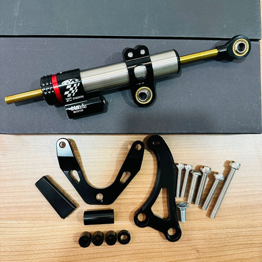 Suzuki GSX S750 GSX S750 MATRIS STEERING DAMPER SIAP DAMPER BRCKET FULL SET PNP Handle Bar RCB