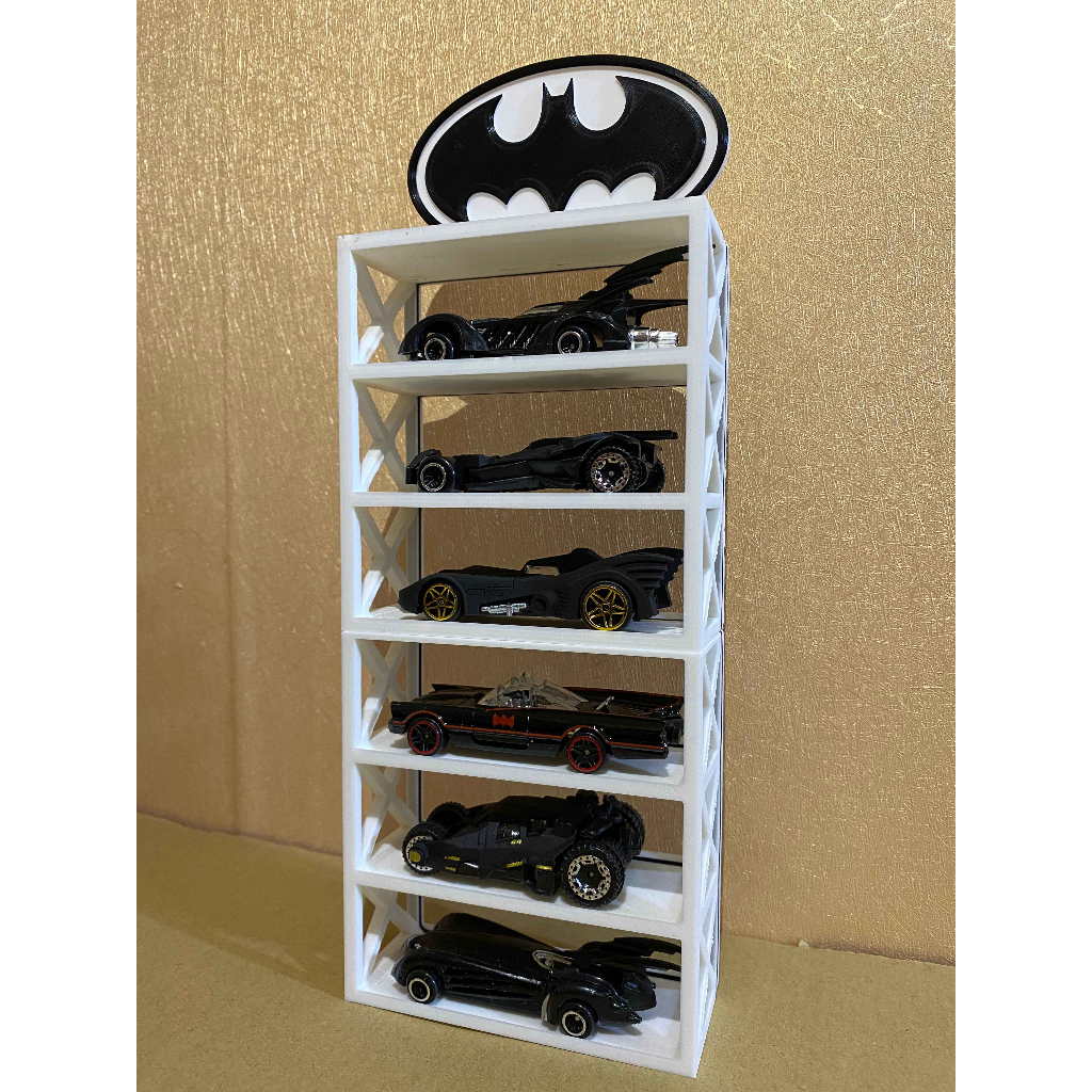 HOT WHEELS 7-LAYER DISPLAY RACK, BATMAN CAR SCALE 1:64 | Shopee Singapore