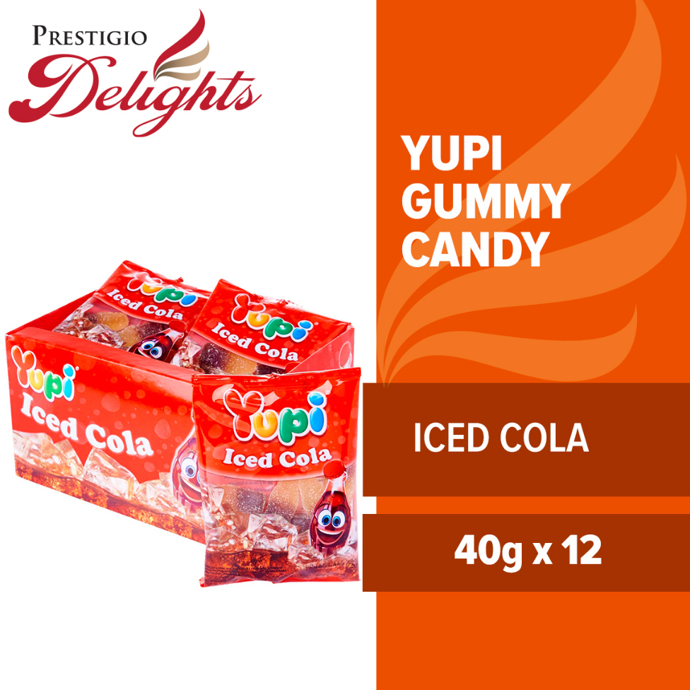 Yupi Iced Cola Gummy Candy 40g x 12 (1 Outer) | Shopee Singapore