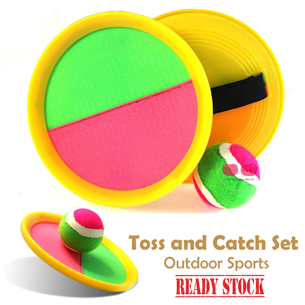 Throw and Catch Toss and Catch Ball Game Set Outdoor Beach Garden