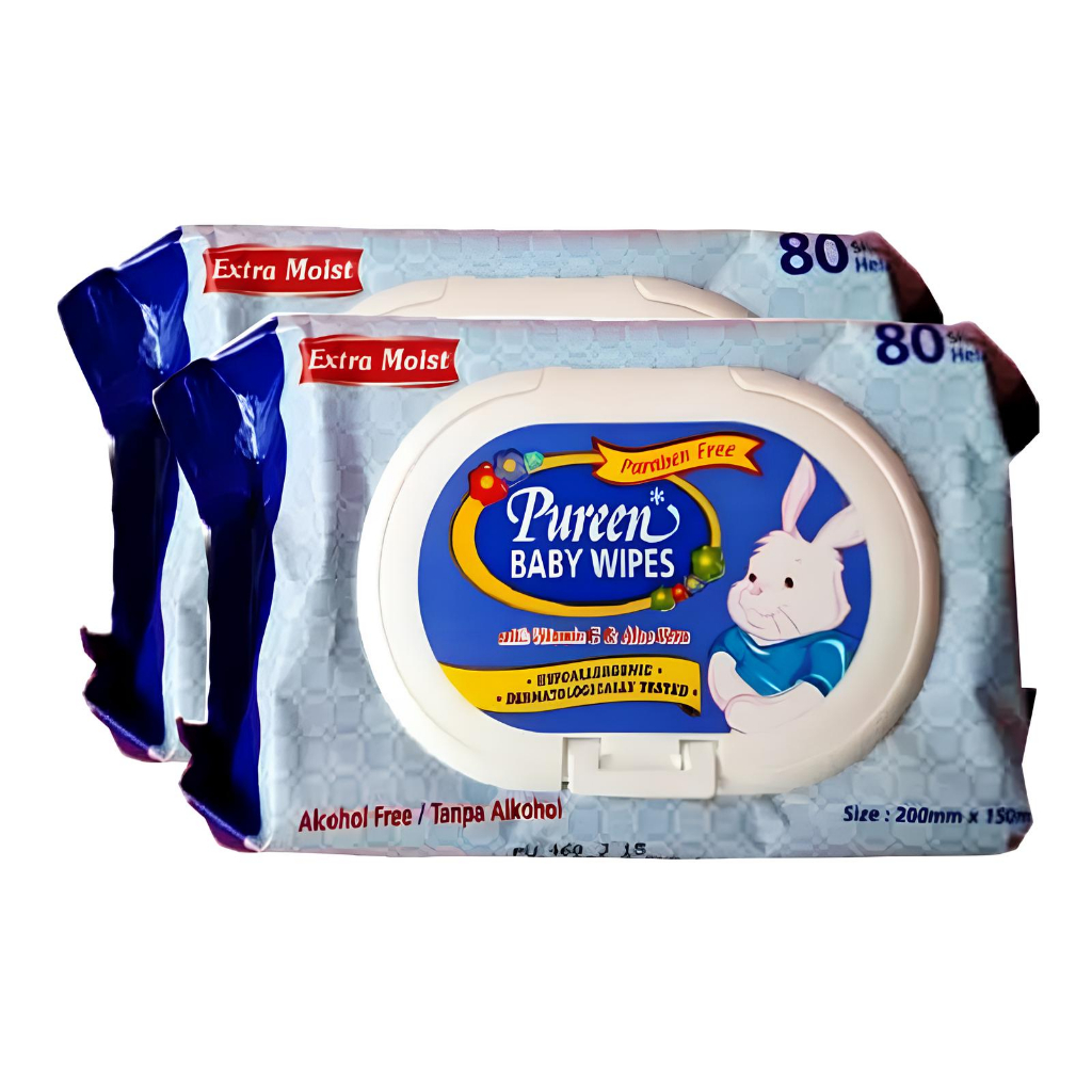 Pureen wipes best sale