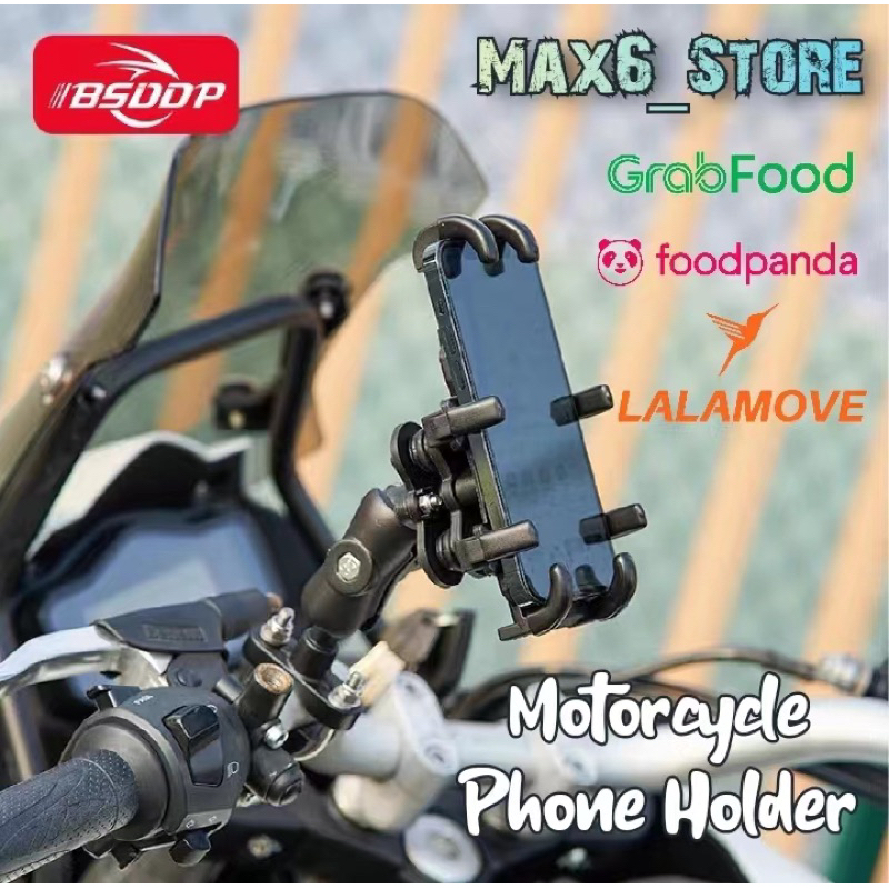 BSDDP 360 Rotations Premium Phone Holder Motorcycle Solid Sturdy ...