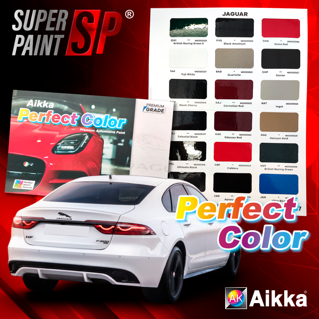 Aikka Perfect Color Chart No37 JAGUAR 2K Car Paint Aerosol Touch Up