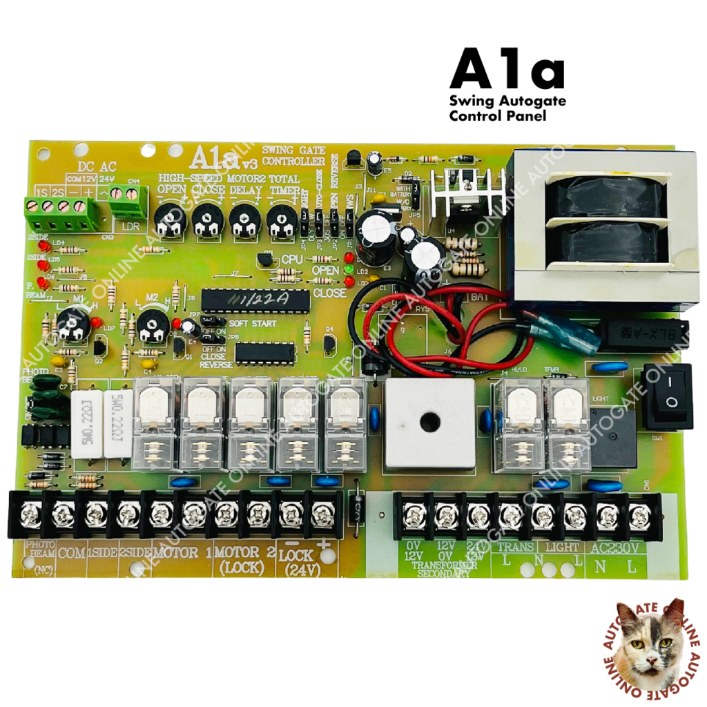 A1a Control Board Panel For Swing/Folding Gate System-AUTOGATE-ONLINE ...