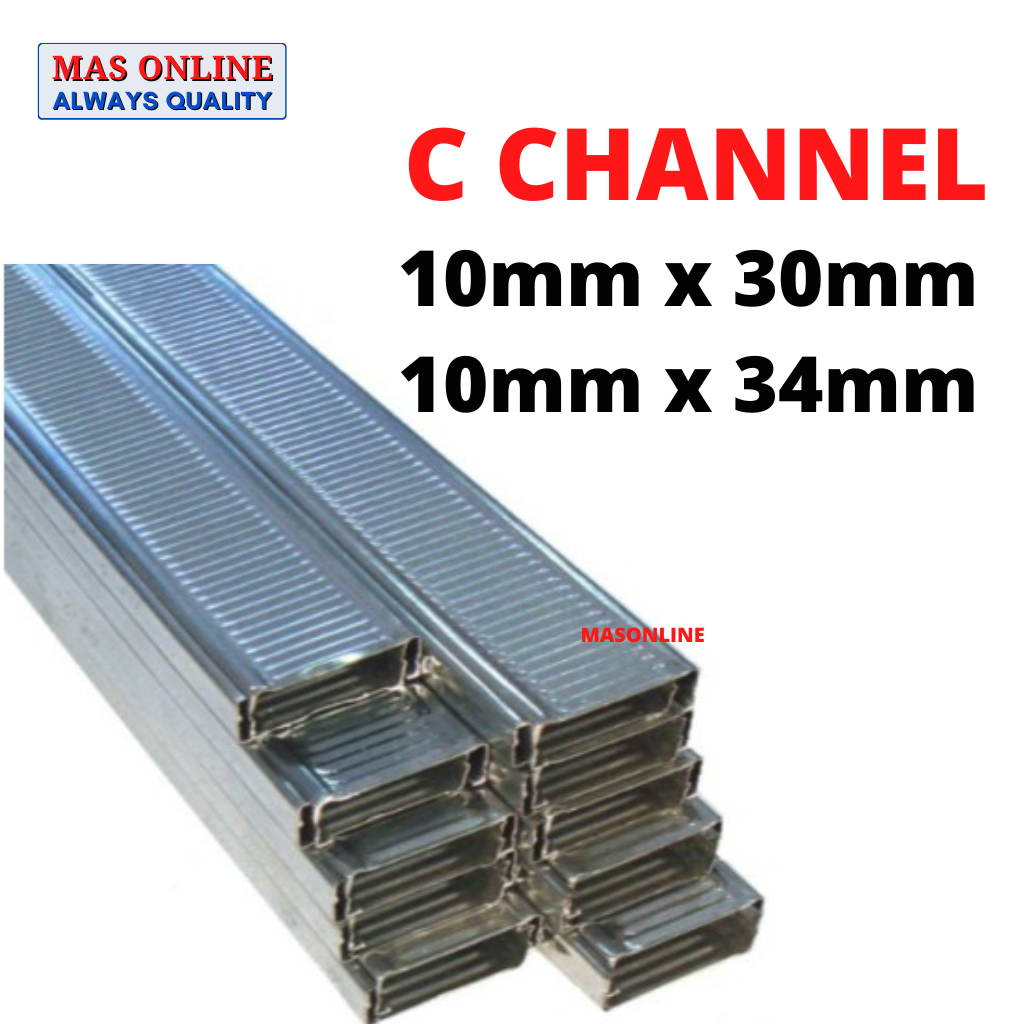 6 Feet/kaki Plaster Ceiling Channel / Furring Channel / C channel ...